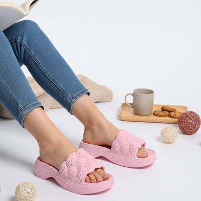 JN-230669 Ladies Casual Slipper Black - Pakchinapcnn